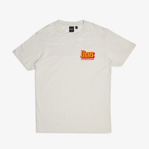 Deus – Strypes T-Shirt Vintage White | Eddie Franks Rye